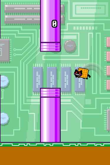 Flappy Nyan(飞翔彩虹猫)游戏安卓最新版下载截图2