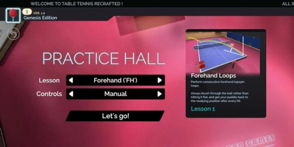 table tennis recrafted genesis edition 2019(乒乓球创世纪2019正式版)截图2