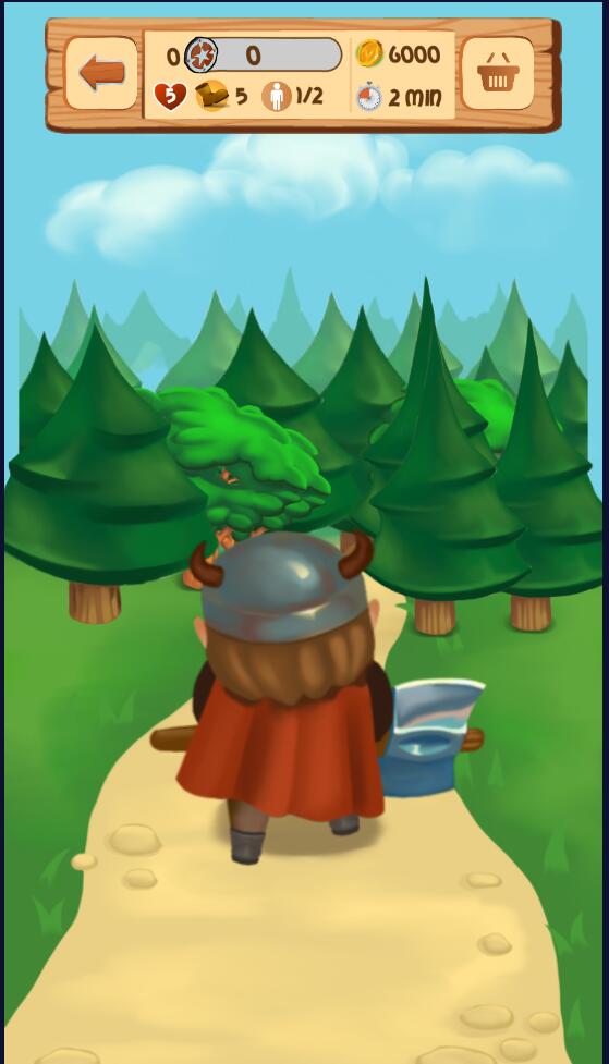 Match 3 games Viking Lumberjack（维京人消除和迷宫）安卓版截图2