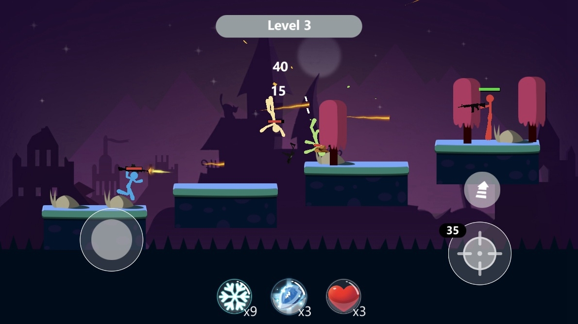 Stick Fight Warriors(火柴人格斗战士无限金币版)游戏官方版截图1