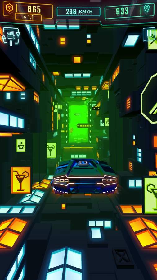 Neon Flytron(霓虹灯飞轮大量货币版)截图4