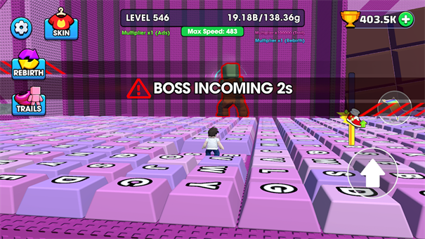 键盘逃脱速度跑酷v1.6截图2