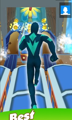 超级英雄奔跑地铁奔跑者最新版(Superhero Run)截图1