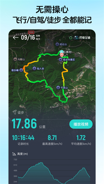 灵敢足迹app截图1