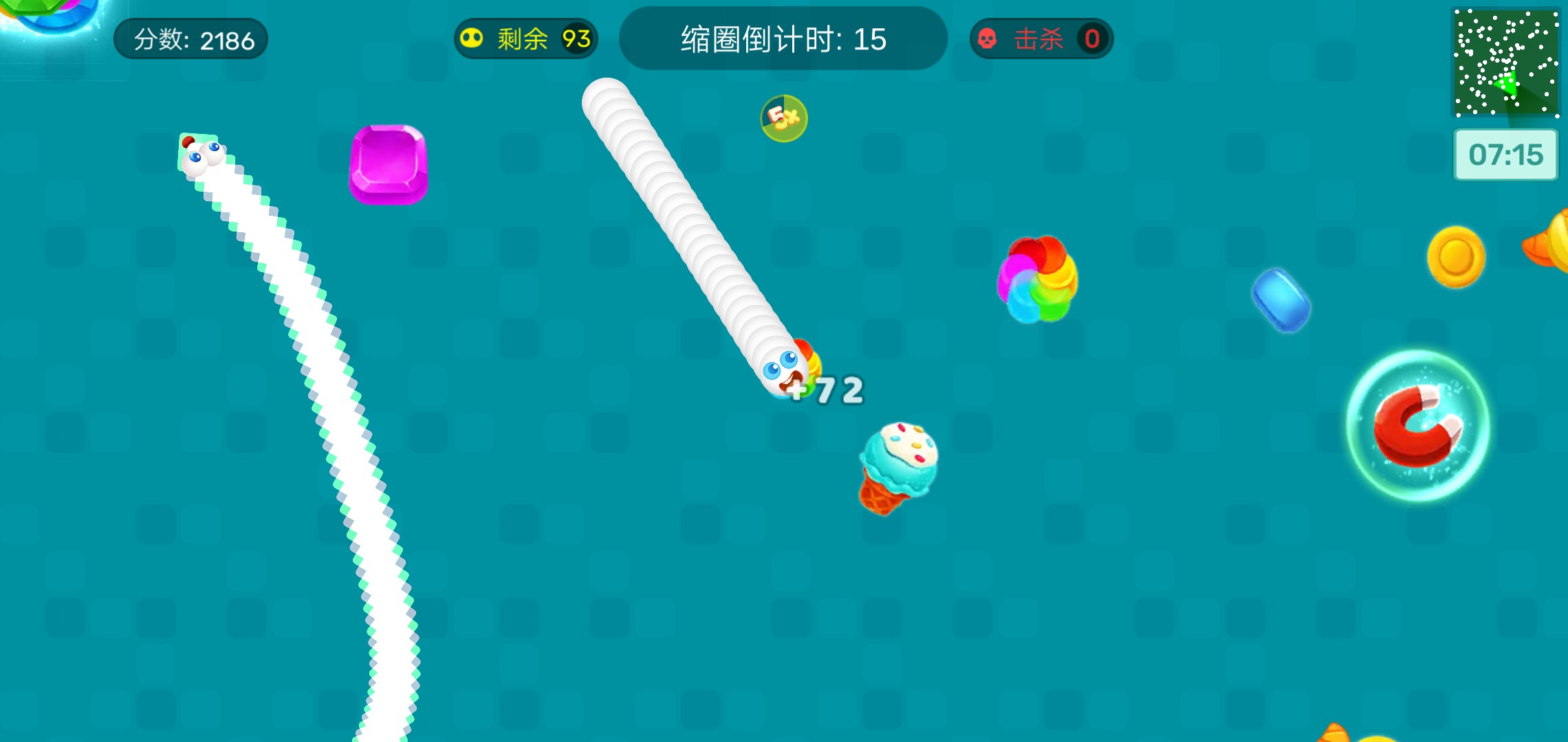 虫虫乐园无限金币版（Worms Dash）1.2.2破解版截图4
