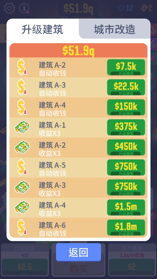 空闲光之城无限钞票版