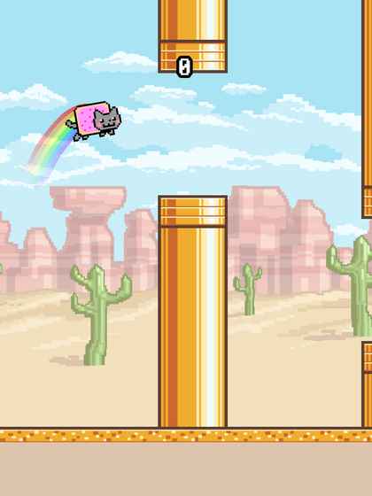 Flappy Nyan(飞翔彩虹猫)游戏安卓最新版下载截图4