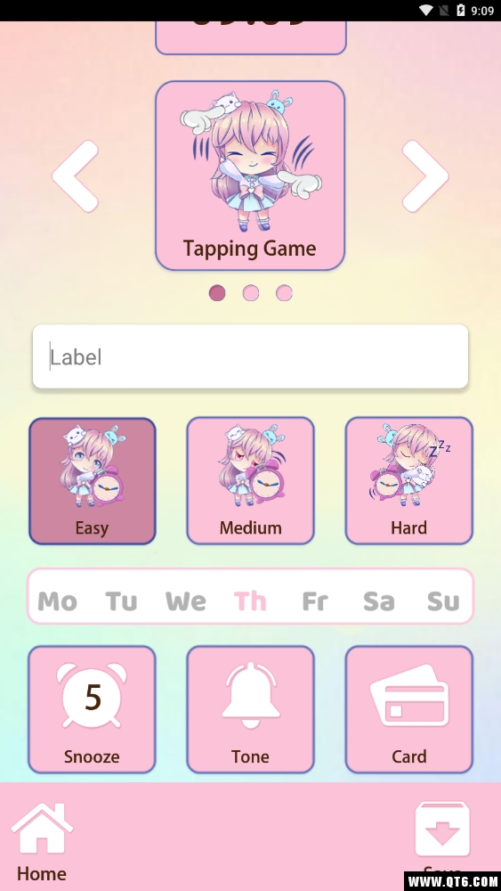 Chibi Anime Alarm Clock App(赤壁动漫闹钟应用程序)截图3