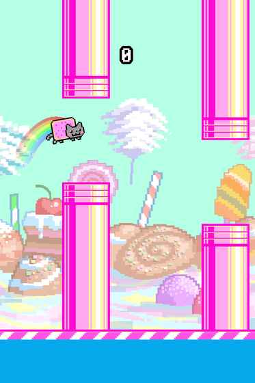Flappy Nyan(飞翔彩虹猫)游戏安卓最新版下载截图5