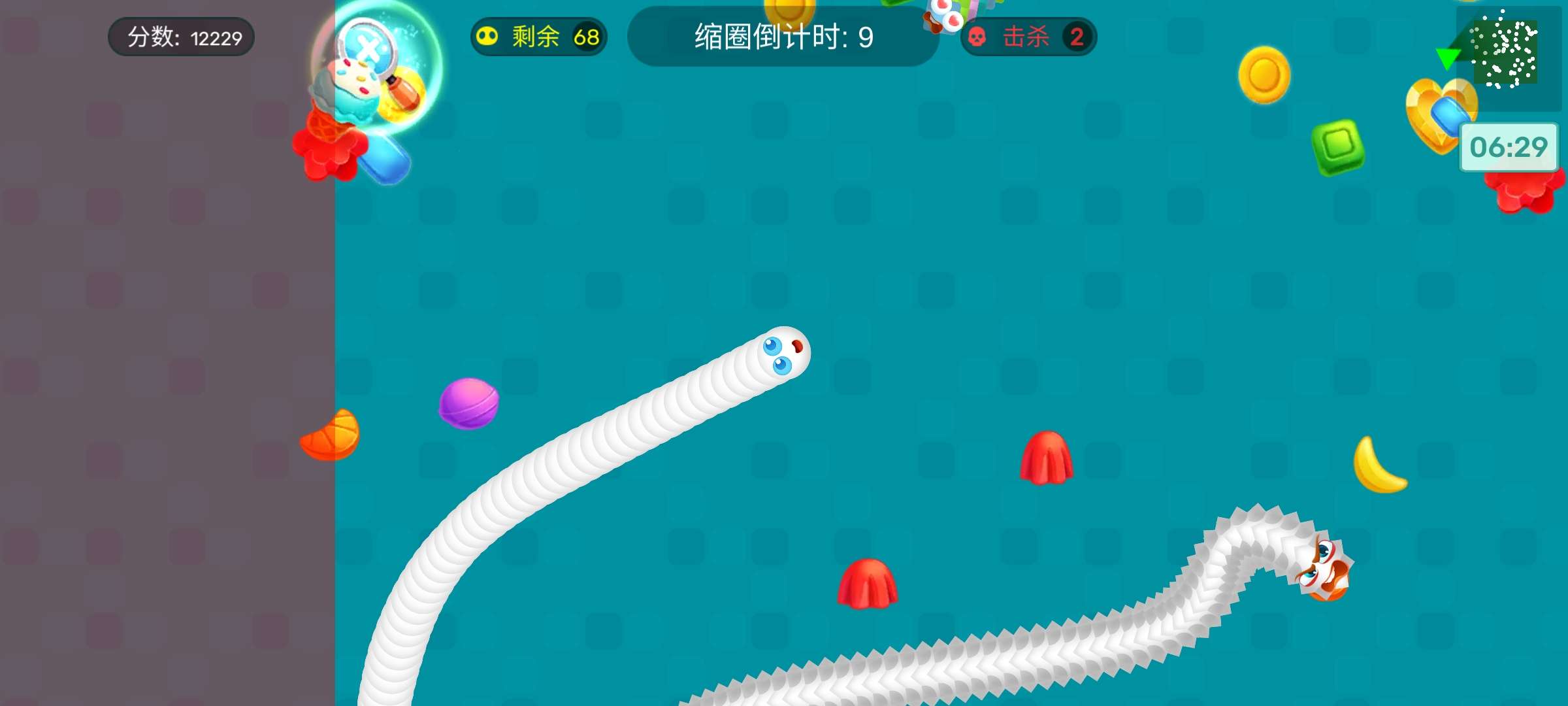 虫虫乐园无限金币版（Worms Dash）1.2.2破解版截图3