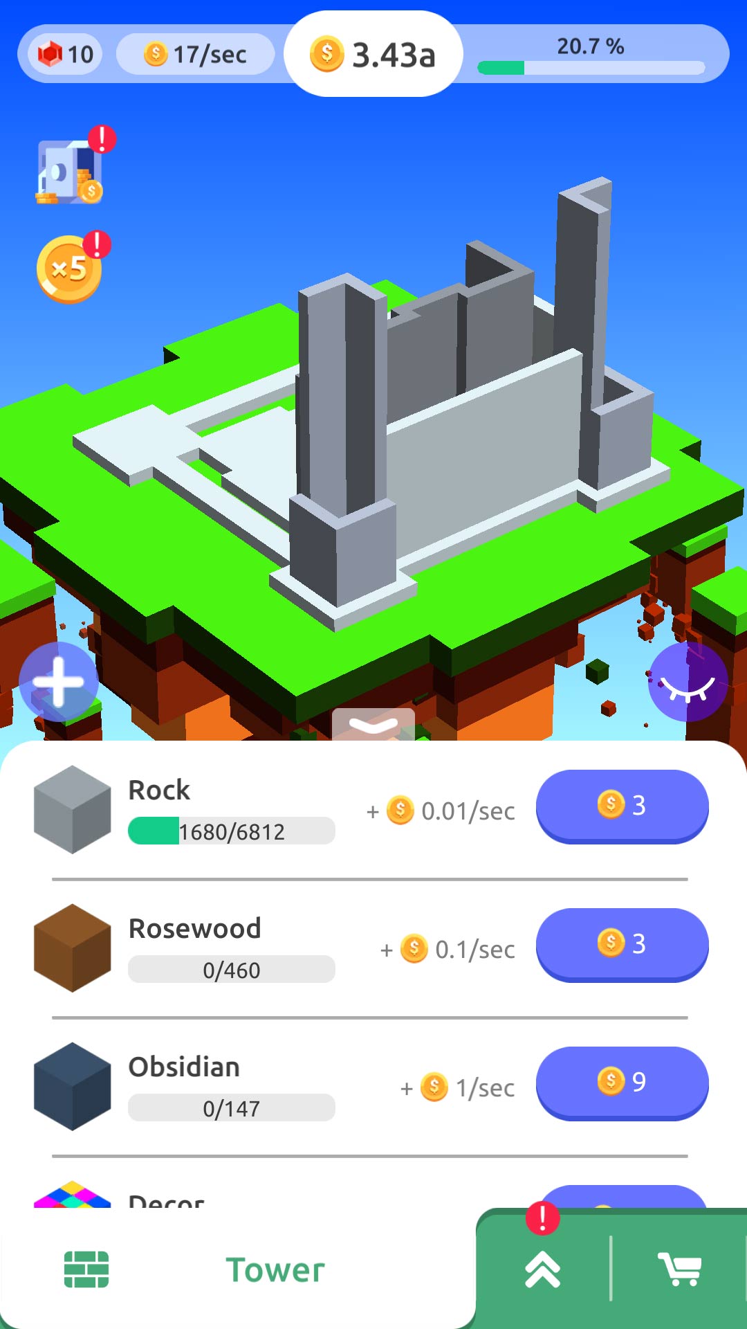 TapTower(闲置建造城无限金币版)游戏最新版下载截图4
